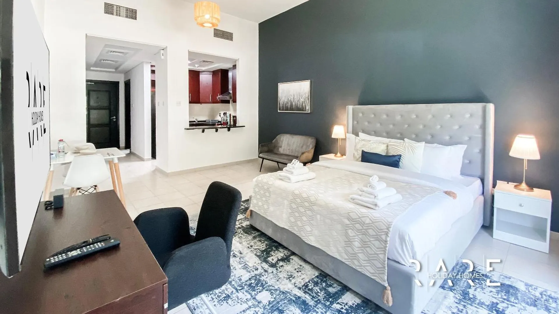 Rare Holiday Homes - Elegant - Garden View - Discovery Garden - Med 103 - Rg07 Dubai Apartment
